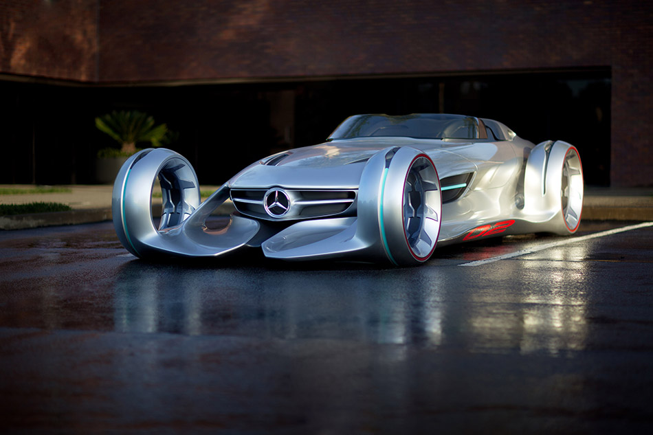 2012 Mercedes-Benz Silver Arrow Concept Front Angle