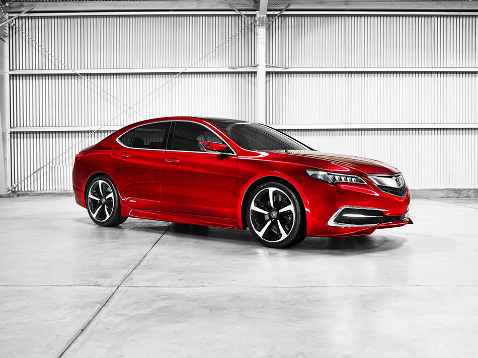 2015 Acura TLX Prototype Front Angle