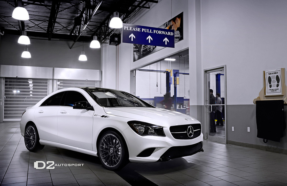 2014 D2Autosport Mercedes-Benz CLA250 Front Angle