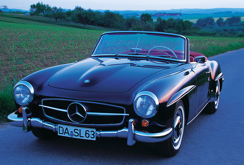 1955 Mercedes-Benz 190 SL Roadster Front Angle