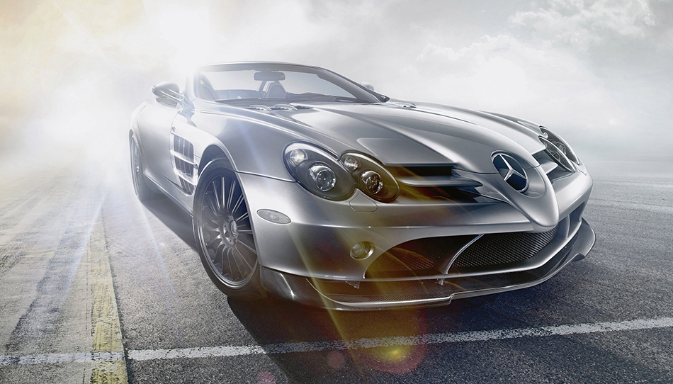 2009 Mercedes-Benz SLR McLaren Roadster 722 S Front Angle