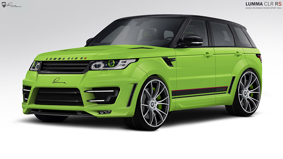 2013 LUMMA Range Rover Sport CLR RS Front Angle