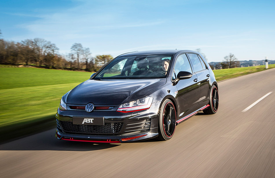 2014 ABT Volkswagen Golf VII GTI Dark Edition Front Angle