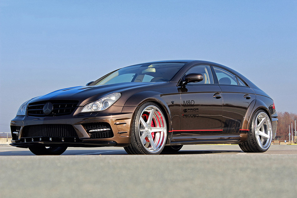 2014 Prior Design Merceded-Benz CLS W219 Black Edition Front Angle