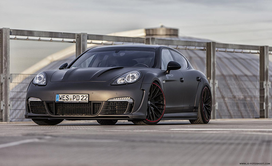 2014 Prior Design Porsche Panamera Wide Body Kit Front Angle