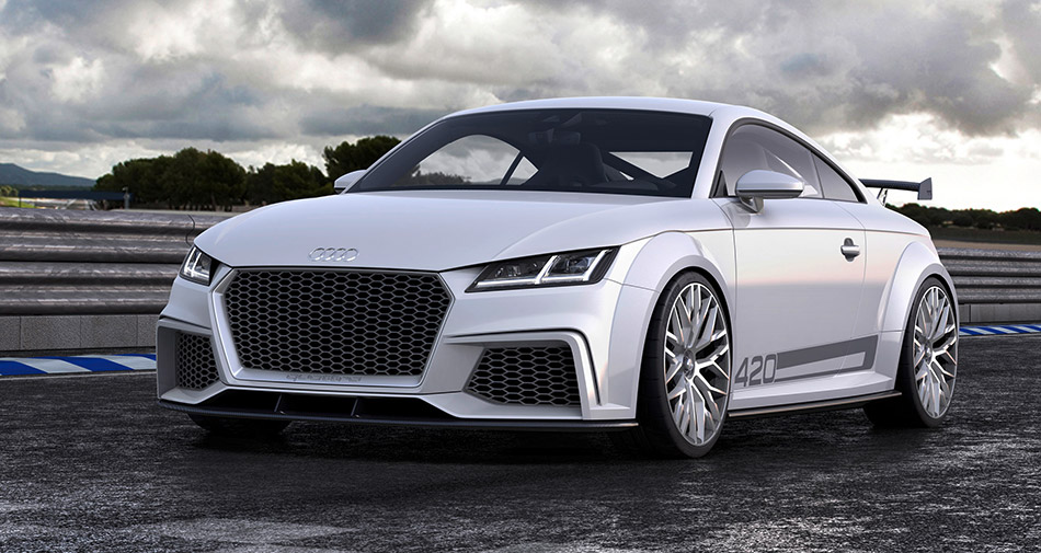 2014 Audi TT quattro Sport Concept Front Angle