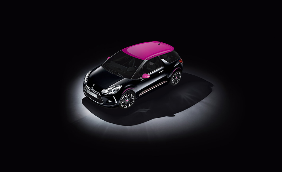 2014 Citroen DS3 Dark Rose Limited Edition Front Angle