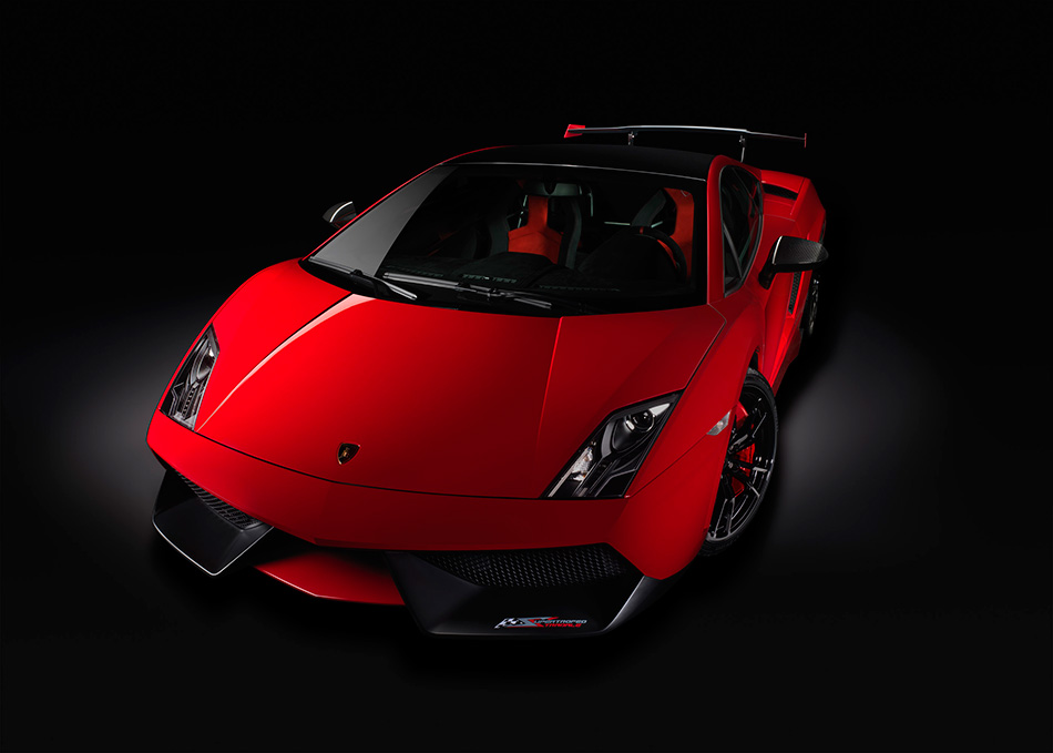 2012 Lamborghini Gallardo LP570-4 Super Trofeo Stradale Front Angle