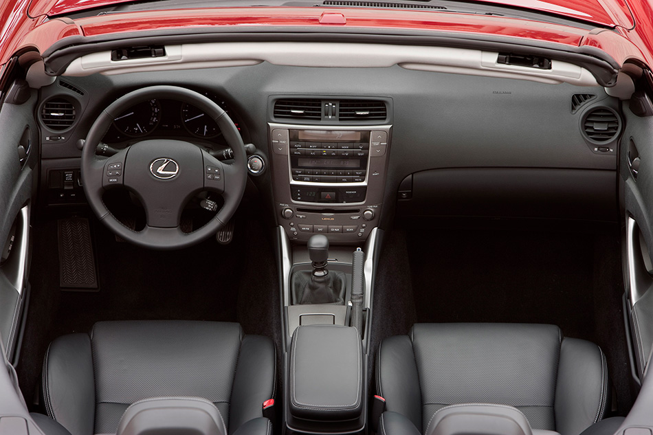2010 Lexus IS Convertible Interior