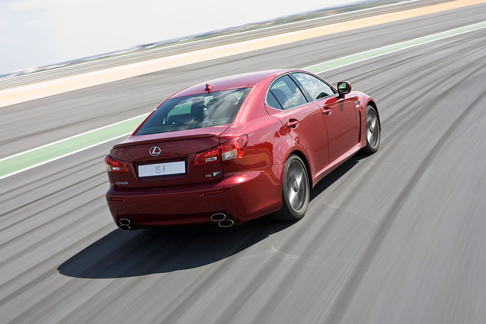 2008 Lexus IS-F EU Version Rear Angle