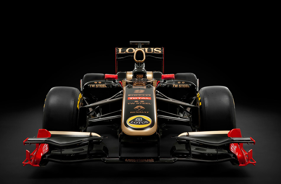 2011 Lotus Renault GP Car Front Angle