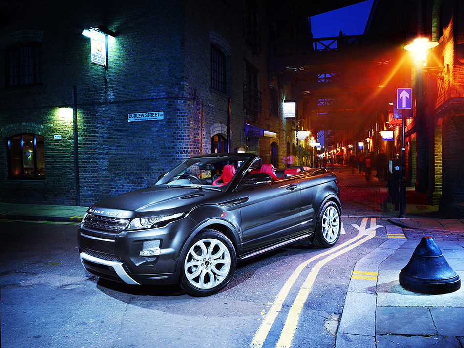 2012 Range Rover Evoque Convertible Concept Front Angle