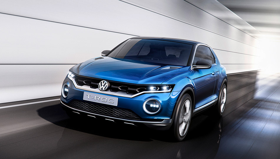 2015 Volkswagen T-ROC Front Angle