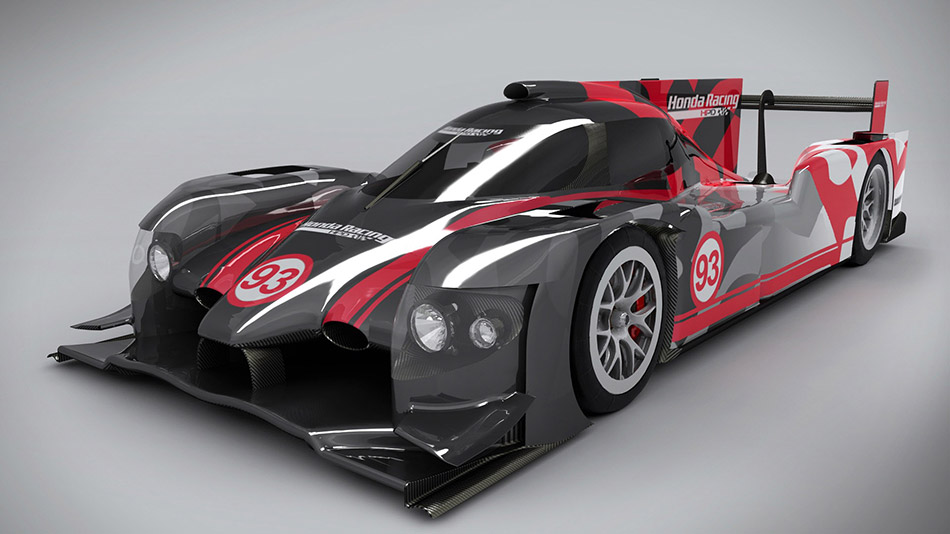 2015 Honda HPD ARX-04b LMP2 Coupe Front Angle
