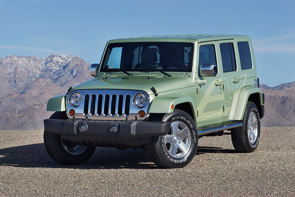 2009 Jeep Wrangler Unlimited EV Front Angle