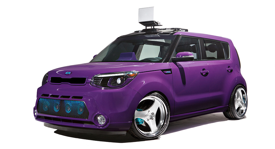 2014 Kia Dj Booth Soul Front Angle