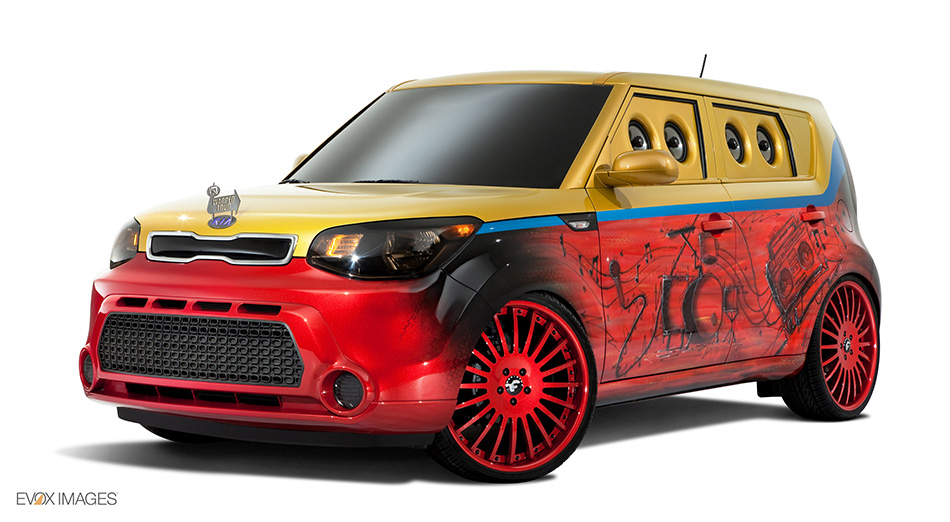 2014 Kia Soul Vans Warped Tour Front Angle
