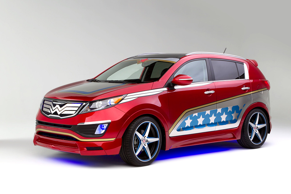 2014 Kia Sportage Wonder Woman Front Angle