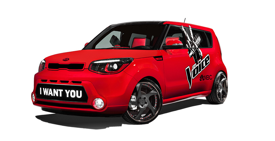 2014 Kia The Voice Soul Front Angle