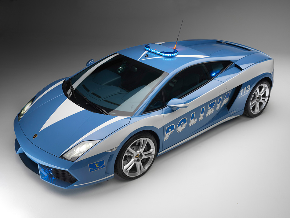 2009 Lamborghini Gallardo LP560-4 Polizia Front Angle