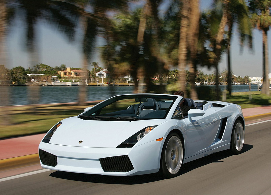 2006 Lamborghini Gallardo Spyder Front Angle