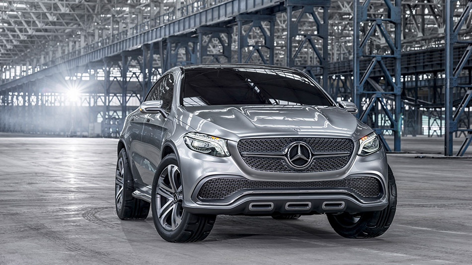 2014 Mercedes-Benz Coupe SUV Concept Front Angle