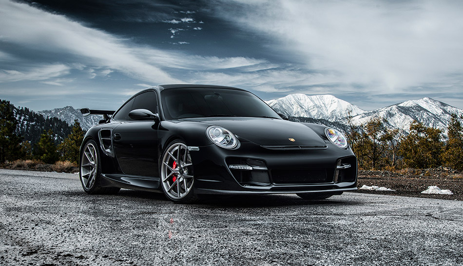 2014 Vorsteiner Porsche 997 V-RT Edition 911 Turbo Front Angle