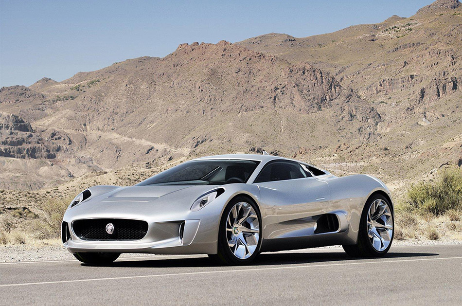 2010 Jaguar C-X75 Concept Front Angle