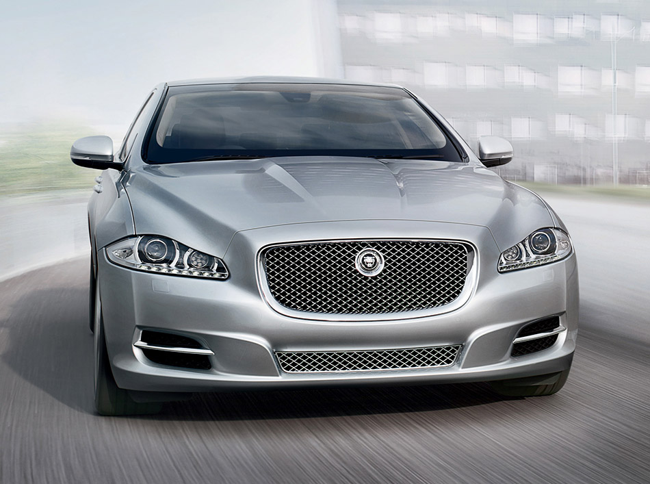 2011 Jaguar XJ Sentinel Front Angle