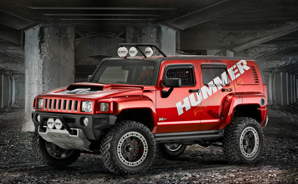 2007 Hummer H3R Off Road Front Angle
