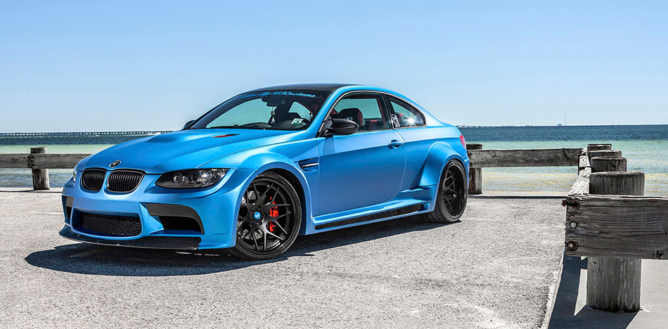 2014 Vorsteiner BMW E92 M3 GTRS3 Widebody Front Angle