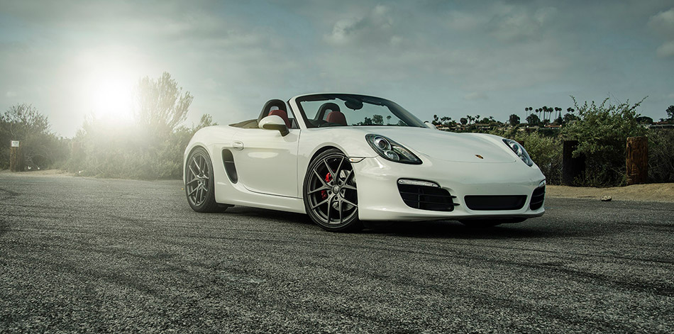 2014 Vorsteiner Porsche 981 Boxster S Front Angle