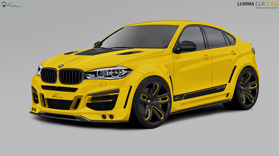 2015 Lumma Design BMW X6 Front Angle