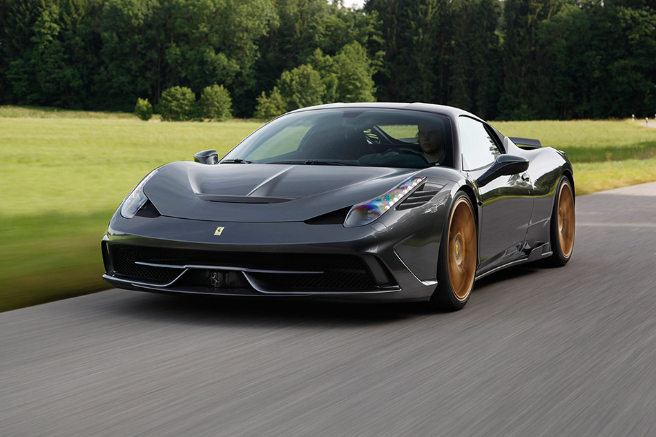 2014 Novitec Rosso Ferrari 458 Speciale Front Angle