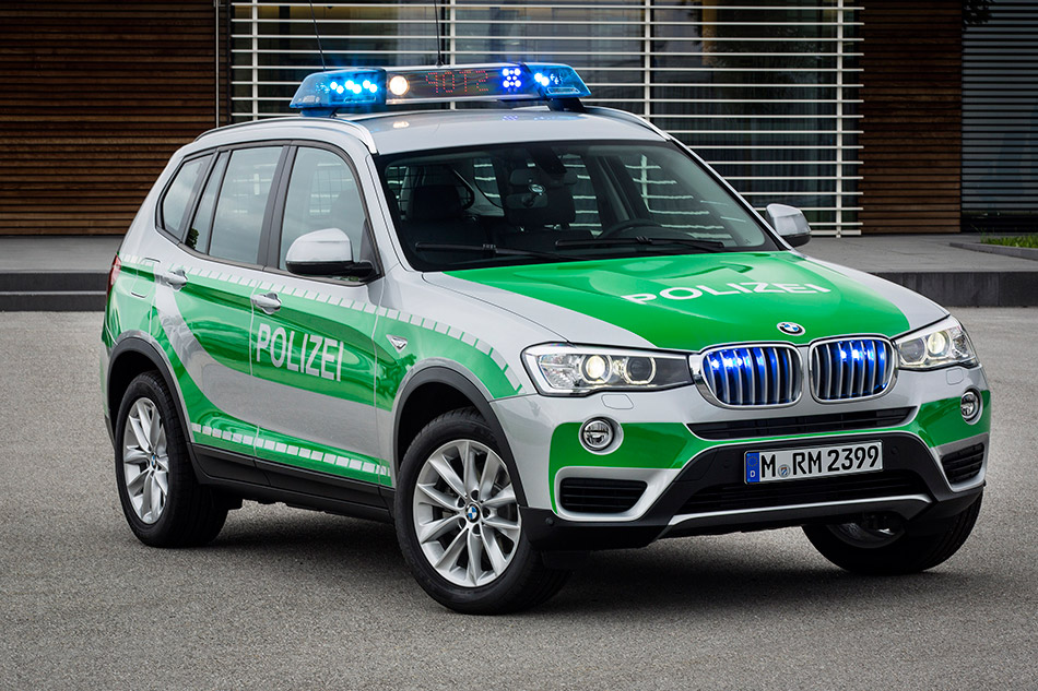 2014 BMW X3 xDrive20d Police Front Angle
