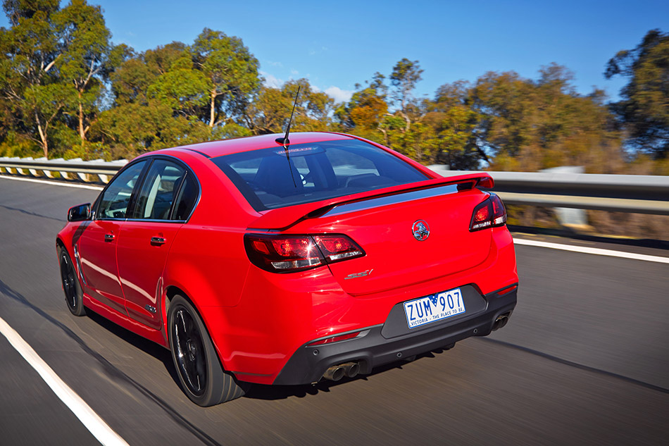 2014 Holden VF Commodore SS V RedLine Rear Angle