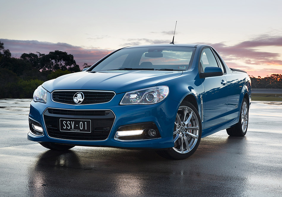 2014 Holden VF Commodore Ute SSV Redline Front Angle