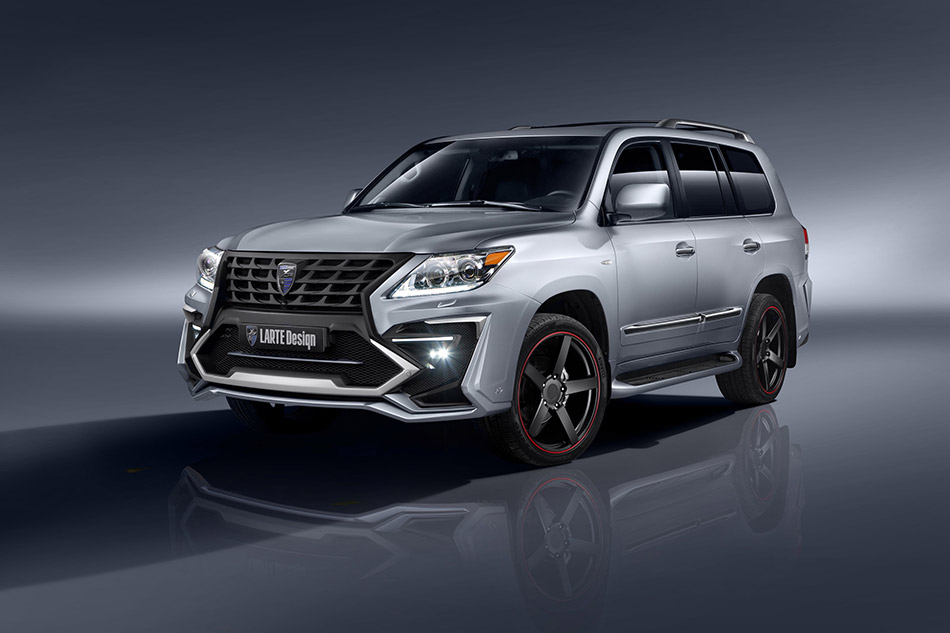 2014 Larte Design Lexus LX 570 Alligator Front Angle