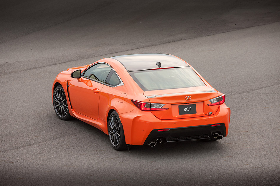 2015 Lexus RC F Rear Angle