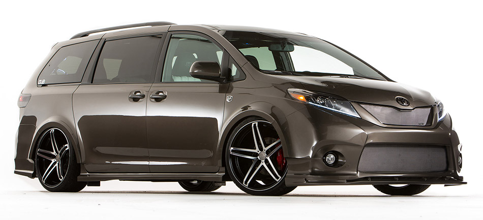 2015 Toyota Sienna DUB Edition Front Angle