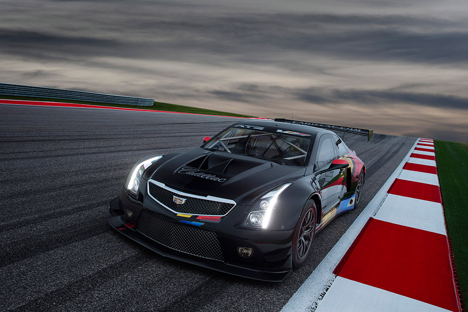 2016 Cadillac ATS-V Coupe Racecar Front Angle