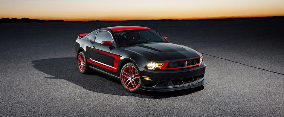 2012 Ford Mustang Boss 302 Laguna Seca Front Angle