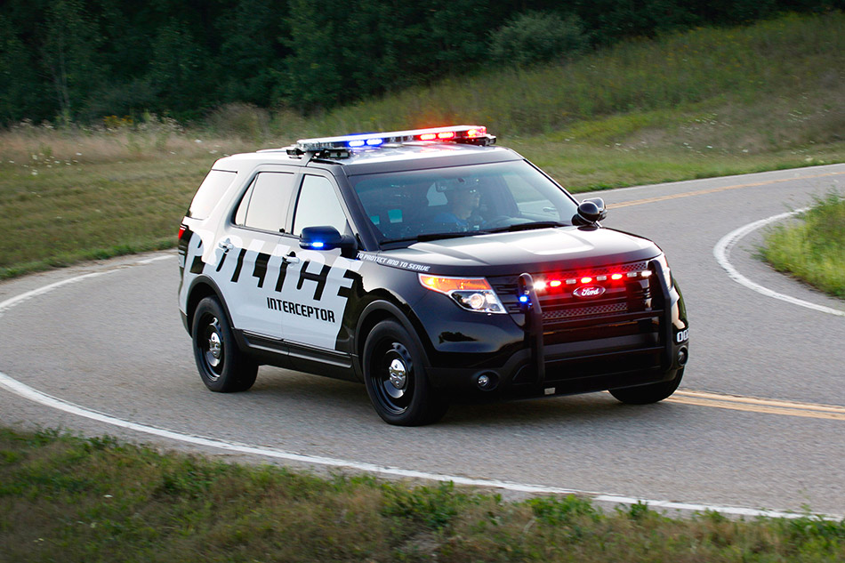 2011 Ford Police Interceptor Utility Vehicle Front Angle