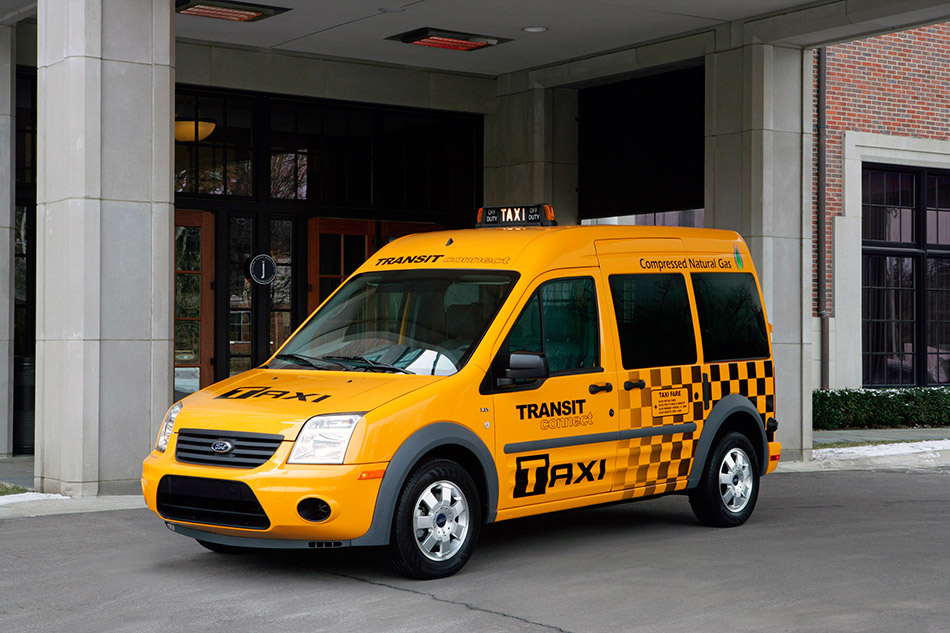 2011 Ford Transit Connect Taxi Front Angle