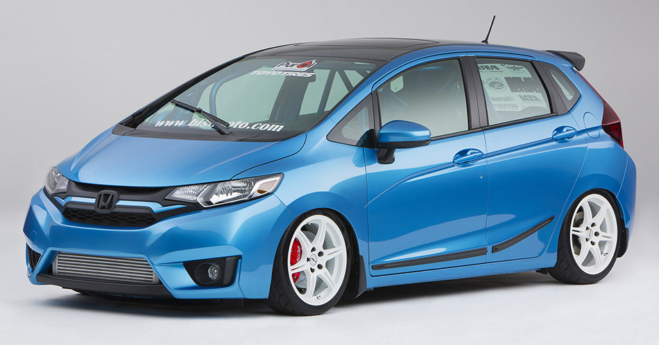 2015 Honda Fit Bisimoto Turbo Front Angle