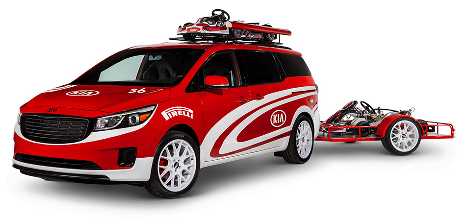 2015 Kia Sedona Ultimate Karting Front Angle