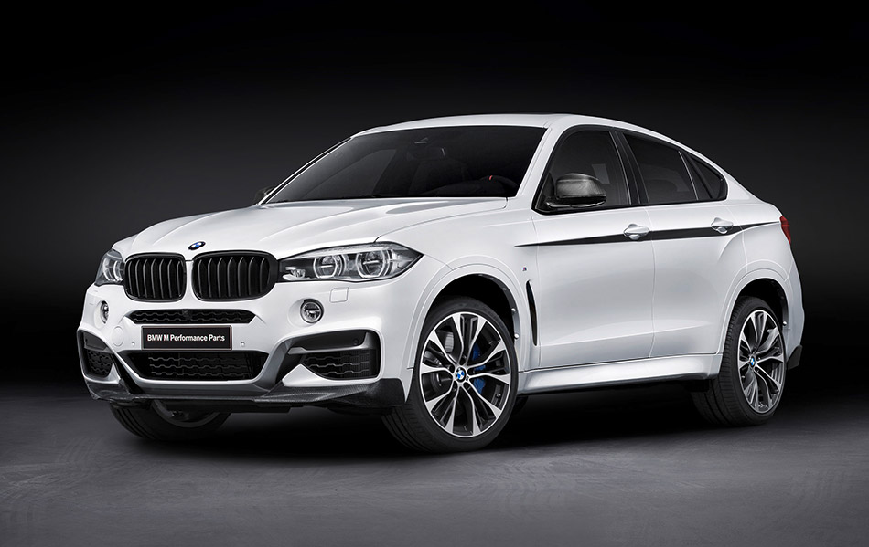 2015 BMW X6 M Performance Parts Front Angle