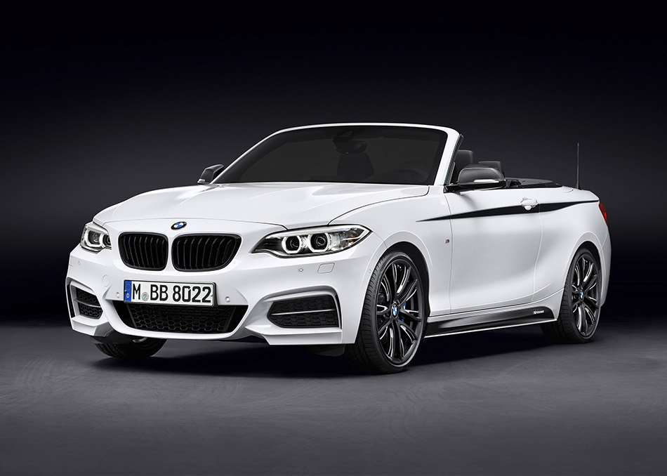 2015 BMW 2-Series Convertible M Performance Parts Front Angle