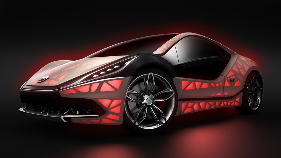 2015 EDAG Light Cocoon Concept Front Angle