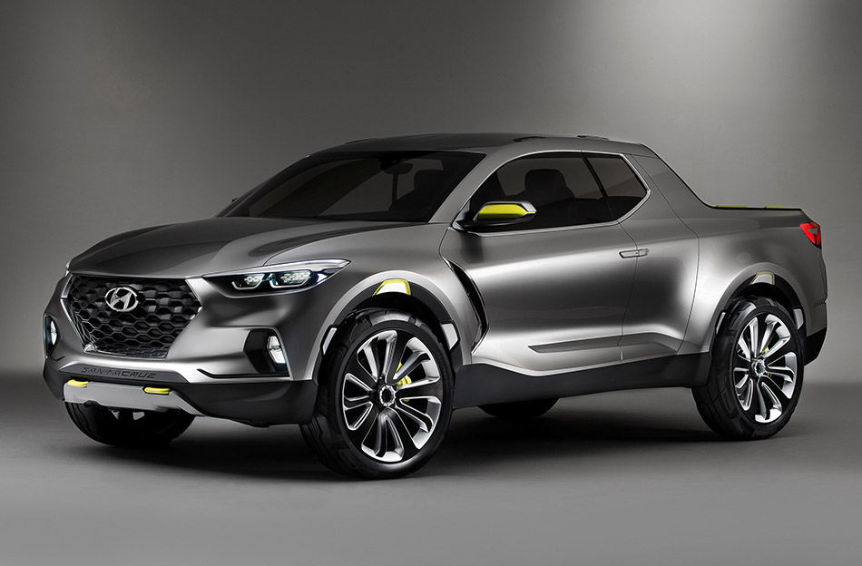 2015 Hyundai Santa Cruz Crossover Truck Concept Front Angle